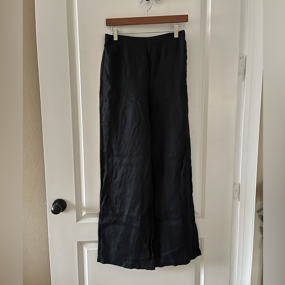 Magaschoni Black Wide Leg Pants